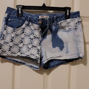 Denim shorts